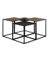 Кофейные столики Ely black/gold Ø80cm (арт.825210) Richmond
