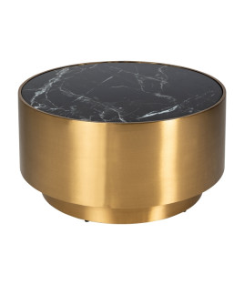 Кофейный столик Cossai gold Ø80cm (арт.9469)