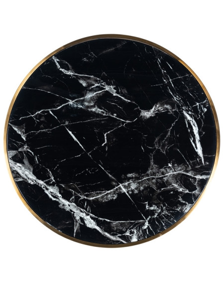 Кофейный столик Cossai gold Ø80cm (арт.9469) Richmond