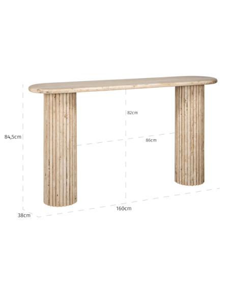 Console Table La Cantera oval 160х38cm (арт.7669) Richmond