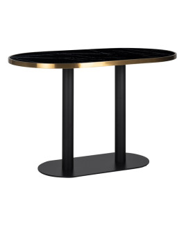 Bistro dining Table Zenza oval 120x70cm (арт.7227)