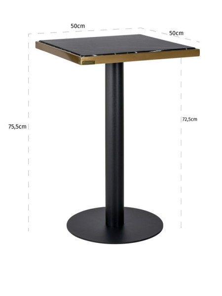 Обеденный стол Zenza 50x50cm (арт.7229) Richmond