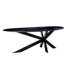 Dining Table Trocadero black 220x100cm (арт.7673)