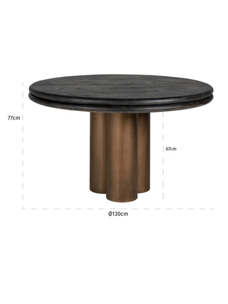 Обідній стіл Macaron Ø130cm (арт.7713) Richmond
