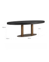 Обідній стіл Macaron oval 235x110cm (арт.7714) Richmond