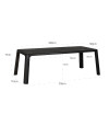 Dining Table Baccarat 210x110cm (арт.7733) Richmond