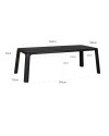 Обеденный стол Baccarat 240x110cm (арт.7734) Richmond