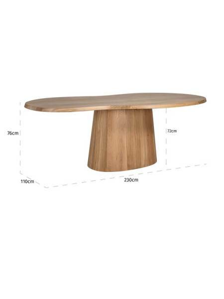 Обеденный стол Riva 230x110cm (арт.8562) Richmond