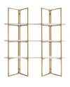 Стелаж Lagrand Gold W165cm (арт.7257) Richmond