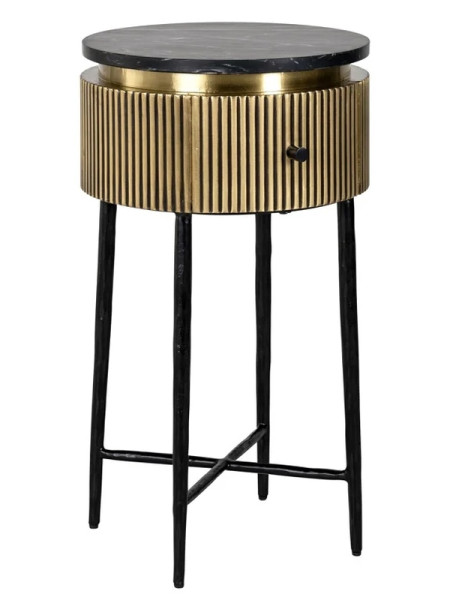 Столик Ironville gold Ø40cm (арт.7605) Richmond