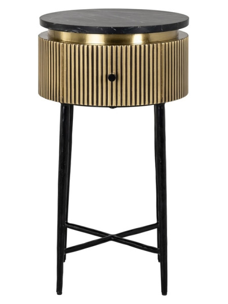 Столик Ironville gold Ø40cm (арт.7605) Richmond