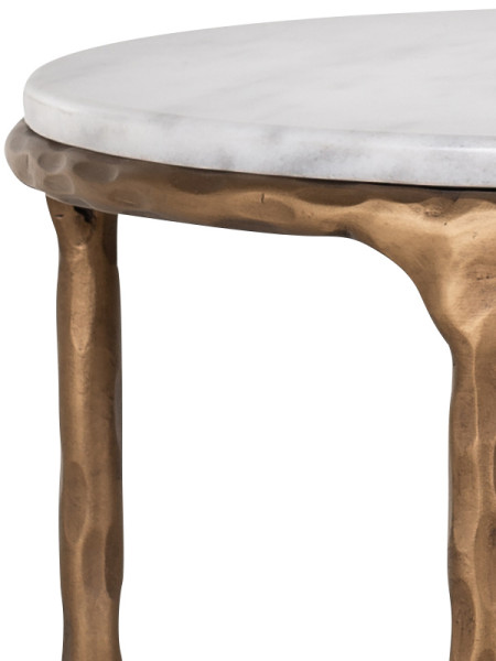 Side Table Steel Smith brass Ø50cm (арт.7611) Richmond