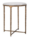 Side Table Steel Smith brass Ø50cm (арт.7611) Richmond