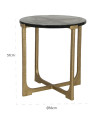 Side Table Vixen brushed gold Ø56cm (арт.825150) Richmond