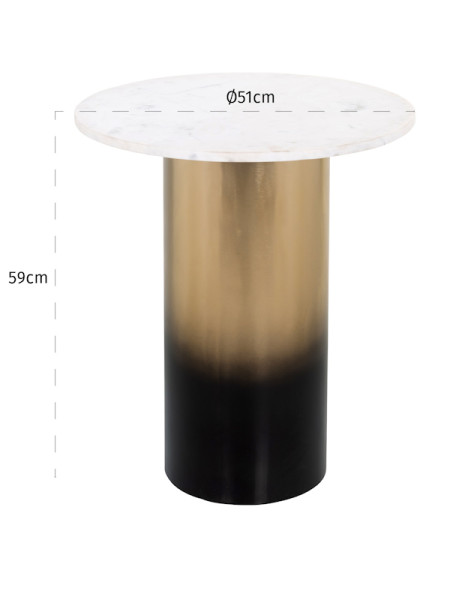Side Table Alfie Ø50cm (арт.825164) Richmond
