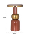 Side Table Jaime pink Ø40cm (арт.825170) Richmond