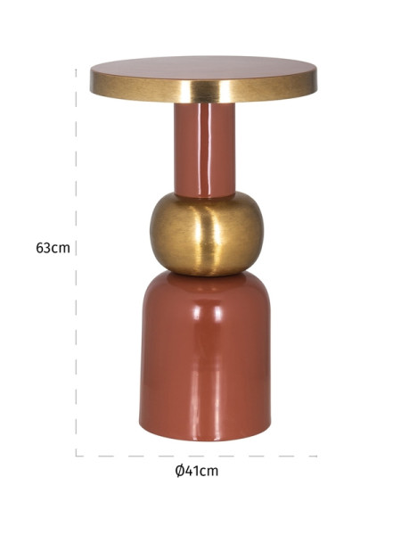 Side Table Jaime pink Ø40cm (арт.825170) Richmond