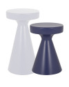 Side Table Kimble purple small Ø30cm (арт.8825) Richmond