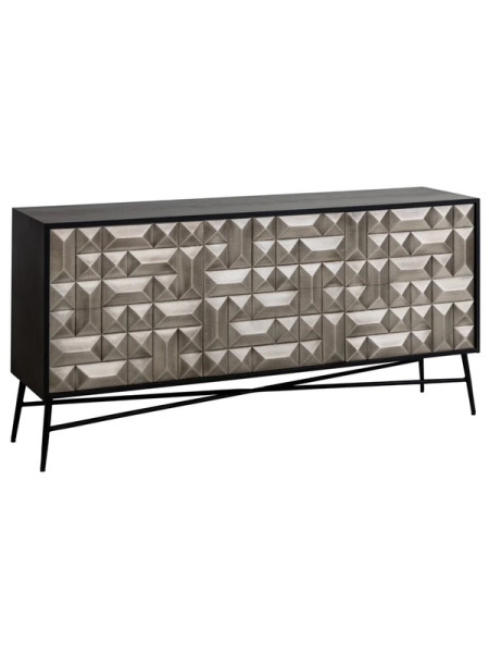 Комод Tetro silver 160x40cm (арт.7686) Richmond