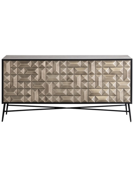 Комод Tetro silver 160x40cm (арт.7686) Richmond