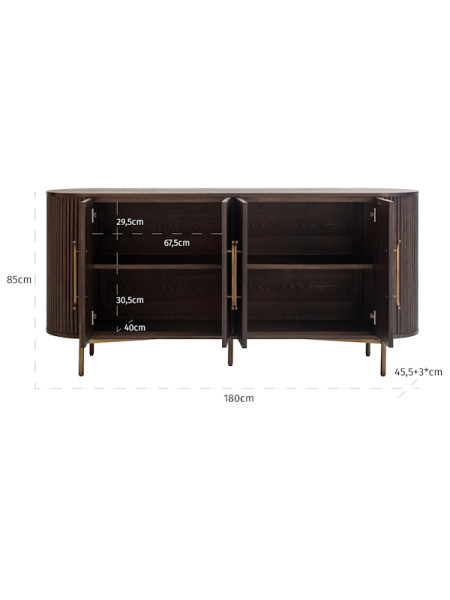 Sideboard Luxor 180x50cm (арт.7751) Richmond