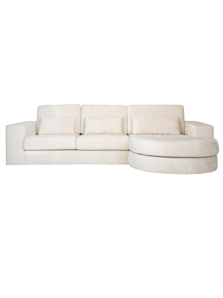Sofa Felix lounge right white chenille 300x160cm (арт.LCHRL) Richmond
