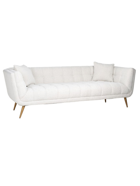 Диван Huxley white boucle 230x90cm (арт.S5126) Richmond