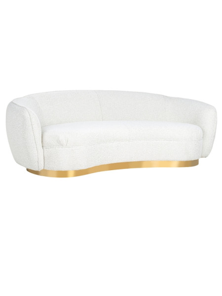 Sofa Waylon white boucle 220x98cm (арт.S5131) Richmond