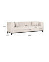Sofa Beauchamp natural renegade 255x90cm (арт.S5134) Richmond