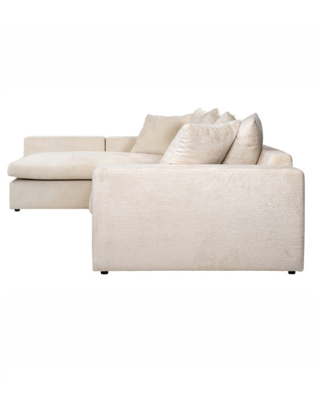 Диван Alcazar lounge left/right white chenille 360x200cm (арт.S5135) Richmond