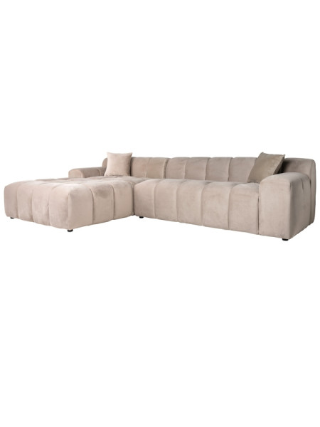 Corner sofa Cube khaki velvet 325x195cm (арт.S5136) Richmond