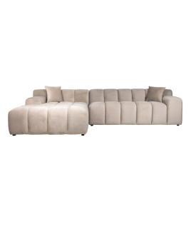 Угловой диван Cube khaki velvet 325x195cm (арт.S5136)