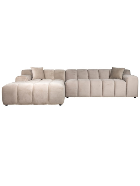 Corner sofa Cube khaki velvet 325x195cm (арт.S5136) Richmond