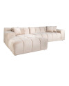 Corner sofa Cube sand velvet 325x195cm (арт.S5136) Richmond