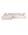 Corner sofa Cube sand velvet 325x195cm (арт.S5136) Richmond
