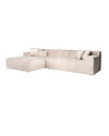 Corner sofa Cube sand velvet 325x195cm (арт.S5136) Richmond