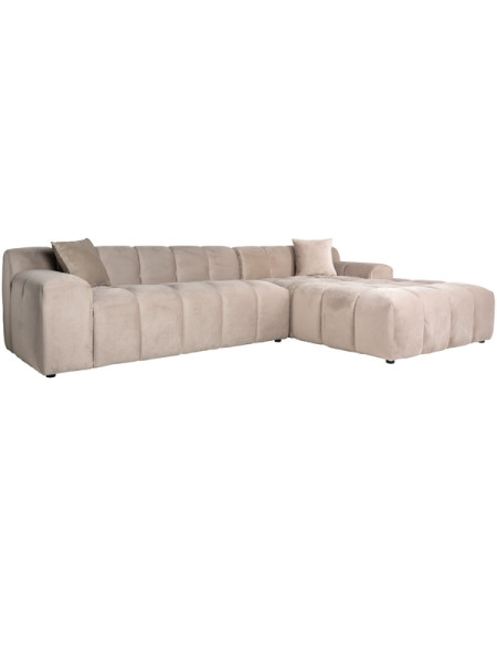 Corner sofa Cube khaki velvet 325x195cm (арт.S5137) Richmond