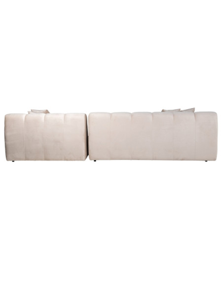 Corner sofa Cube sand velvet 325x195cm (арт.S5137) Richmond