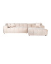 Corner sofa Cube sand velvet 325x195cm (арт.S5137) Richmond