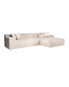 Corner sofa Cube sand velvet 325x195cm (арт.S5137) Richmond