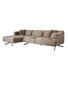 Corner sofa Donovan taupe chenille 300x150cm (арт.S5138) Richmond