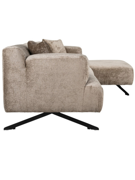 Corner sofa Donovan taupe chenille 300x150cm (арт.S5139) Richmond