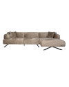 Corner sofa Donovan taupe chenille 300x150cm (арт.S5139) Richmond
