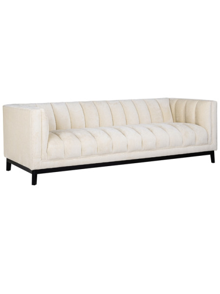 Sofa Beaudy white chenille 230x95cm (арт.S5141) Richmond