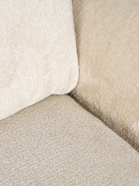 Sofa Sandro white chenille 230x90cm (арт.S5143) Richmond