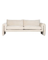 Sofa Sandro white chenille 230x90cm (арт.S5143) Richmond