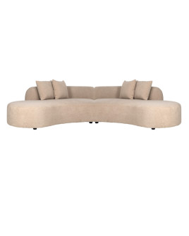 Sofa Grayson sand furry 420x150cm (арт.S5200)