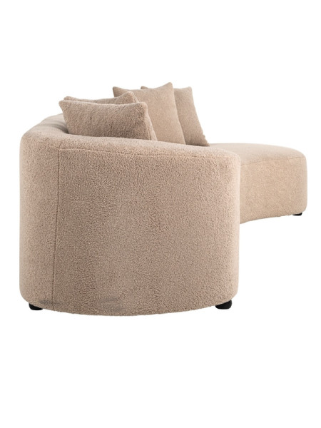 Sofa Grayson right sand furry 350x150cm (арт.S5200) Richmond