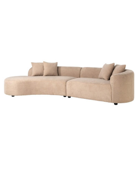 Sofa Grayson left sand furry 350x150cm (арт.S5200) Richmond