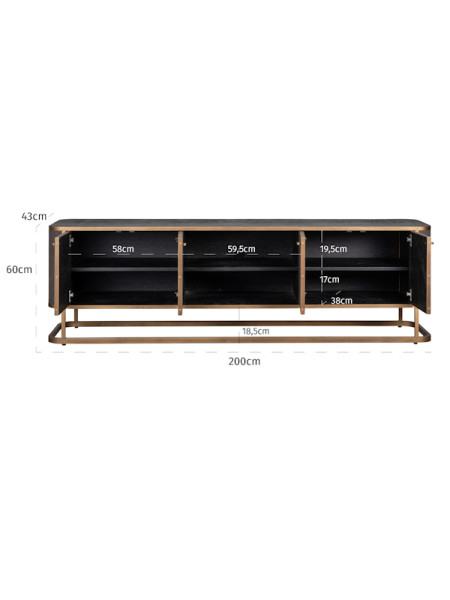 TV-Unit Classio 200x43cm (арт.7536) Richmond